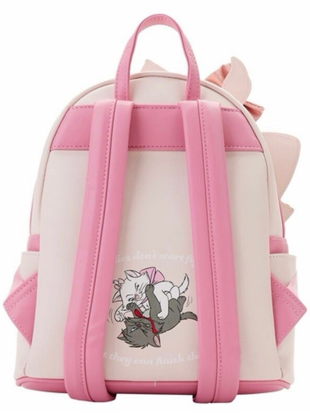 Loungefly Disney Aristocats Sassy Marie Cat Mini Backpack Pink Bow NWT - Picture 2 of 8